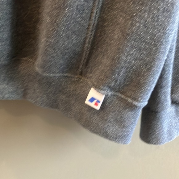 WARTBURG MOM Russell Athletic Iowa Long-sleeved Gray and Orange Sweater Size XL - Picture 12 of 13